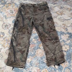 Men’s Camo Cargo Pants 34/36 | Outdoor Hunting Workwear Rugged Utility